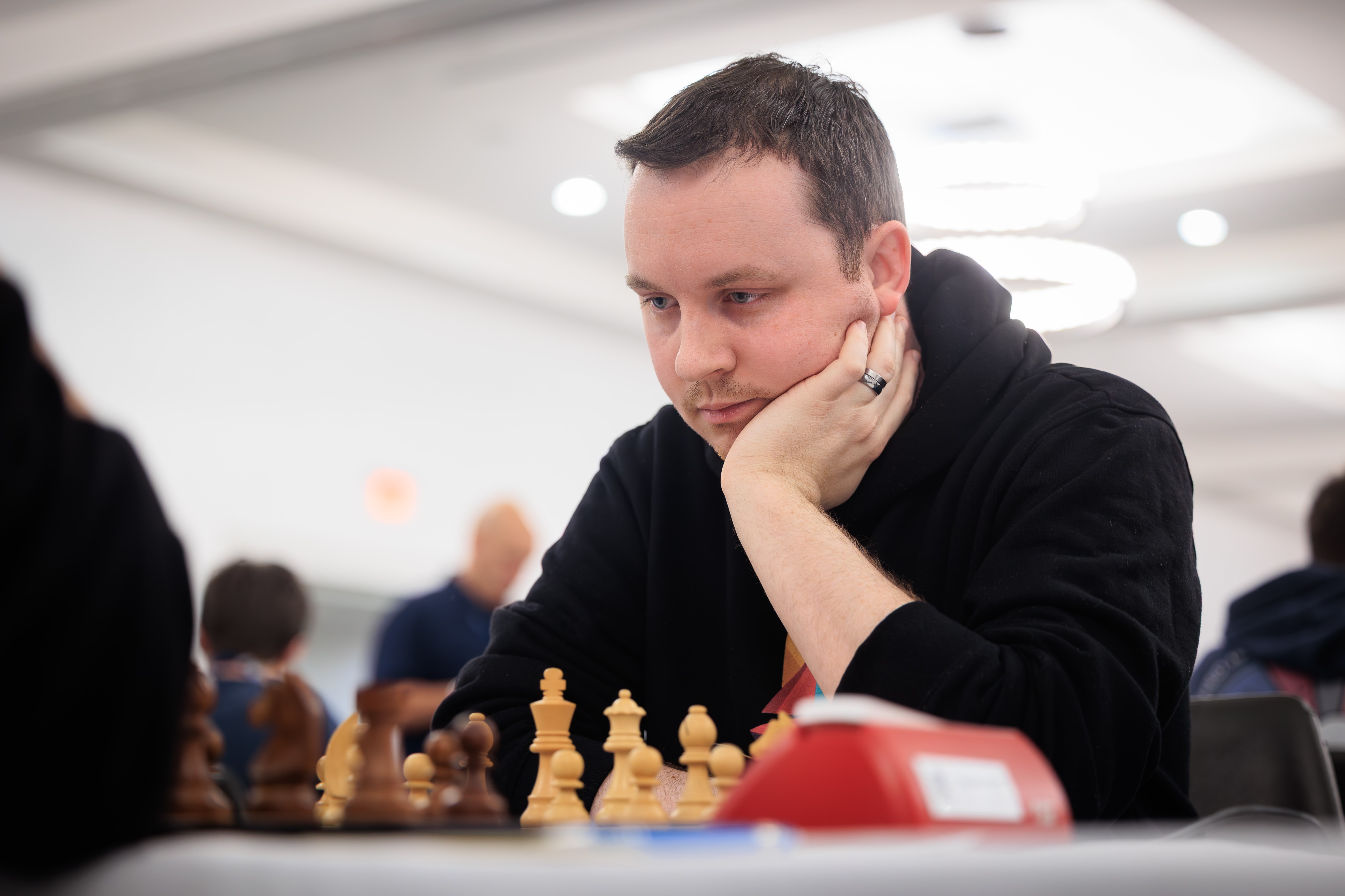 FM Dalton Perrine competing at a chess tournament